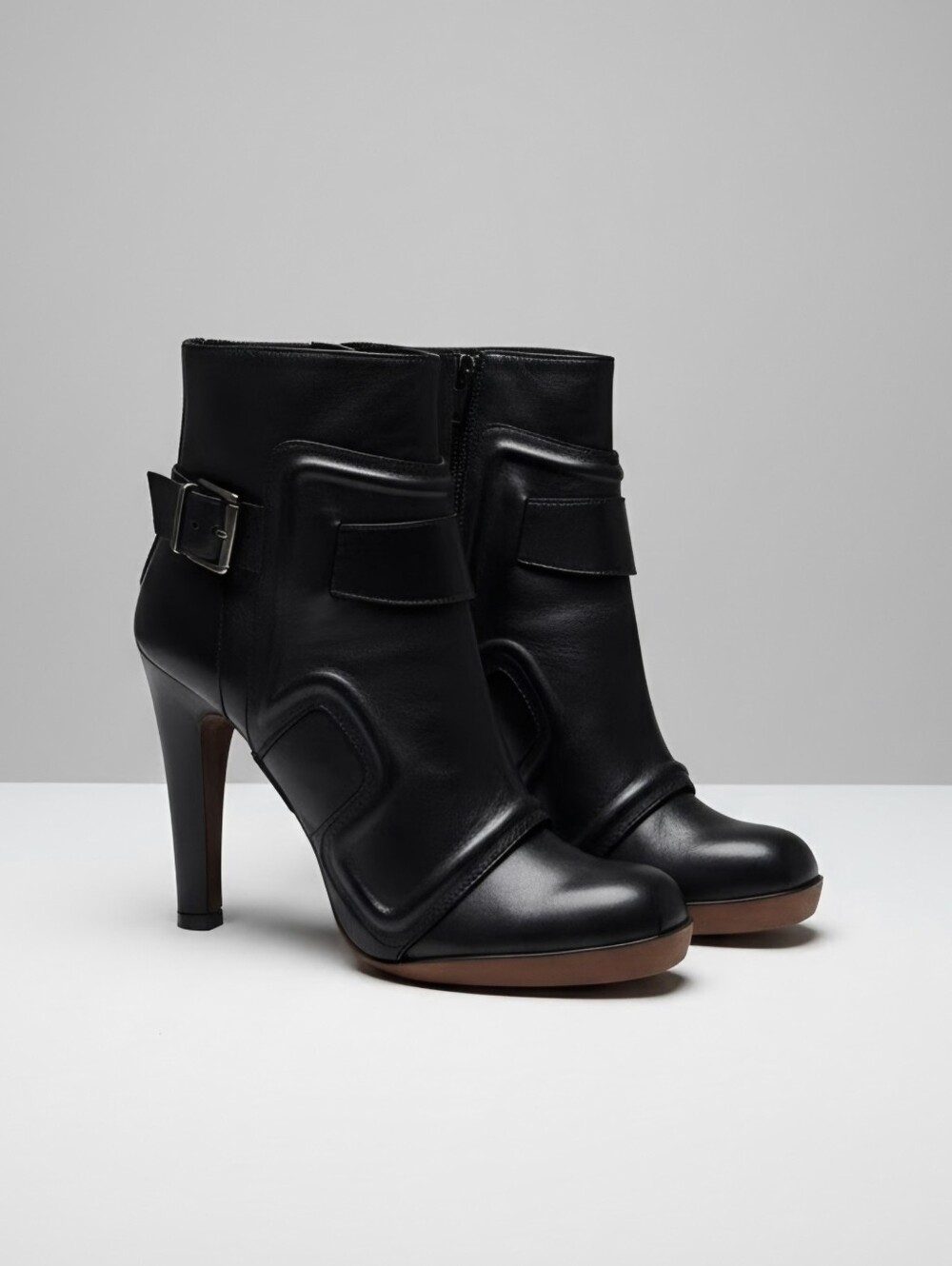 #124 Derek Lam Armour Tronchetto Boots